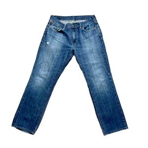 Denim & Supply Ralph Lauren Straight Fit Jeans Men Blue Wash Size 32X32 (33X31)